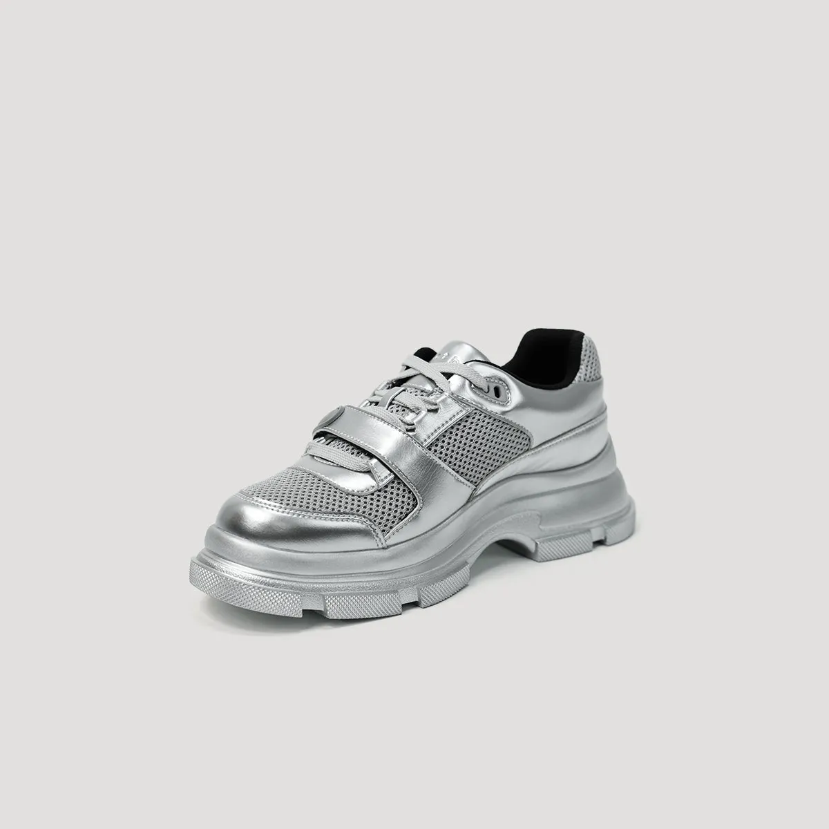 both - GAO EVA SNEAKER-SILVER/SILVER sold by both product image thumbnail 2