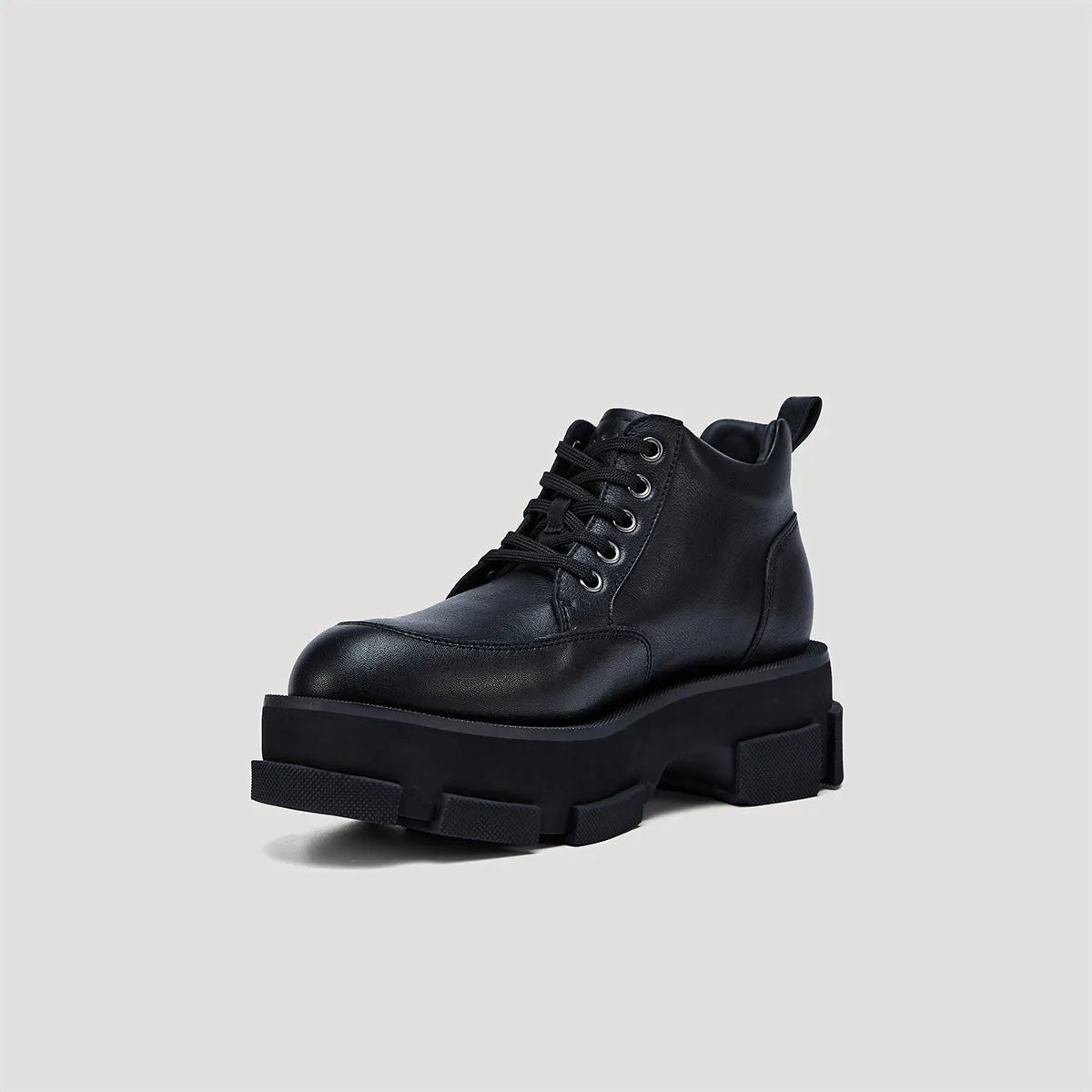 both - GAO PLATFORM MID ARMY BOOTS-BLACK/BLACK sold by both product image thumbnail 2