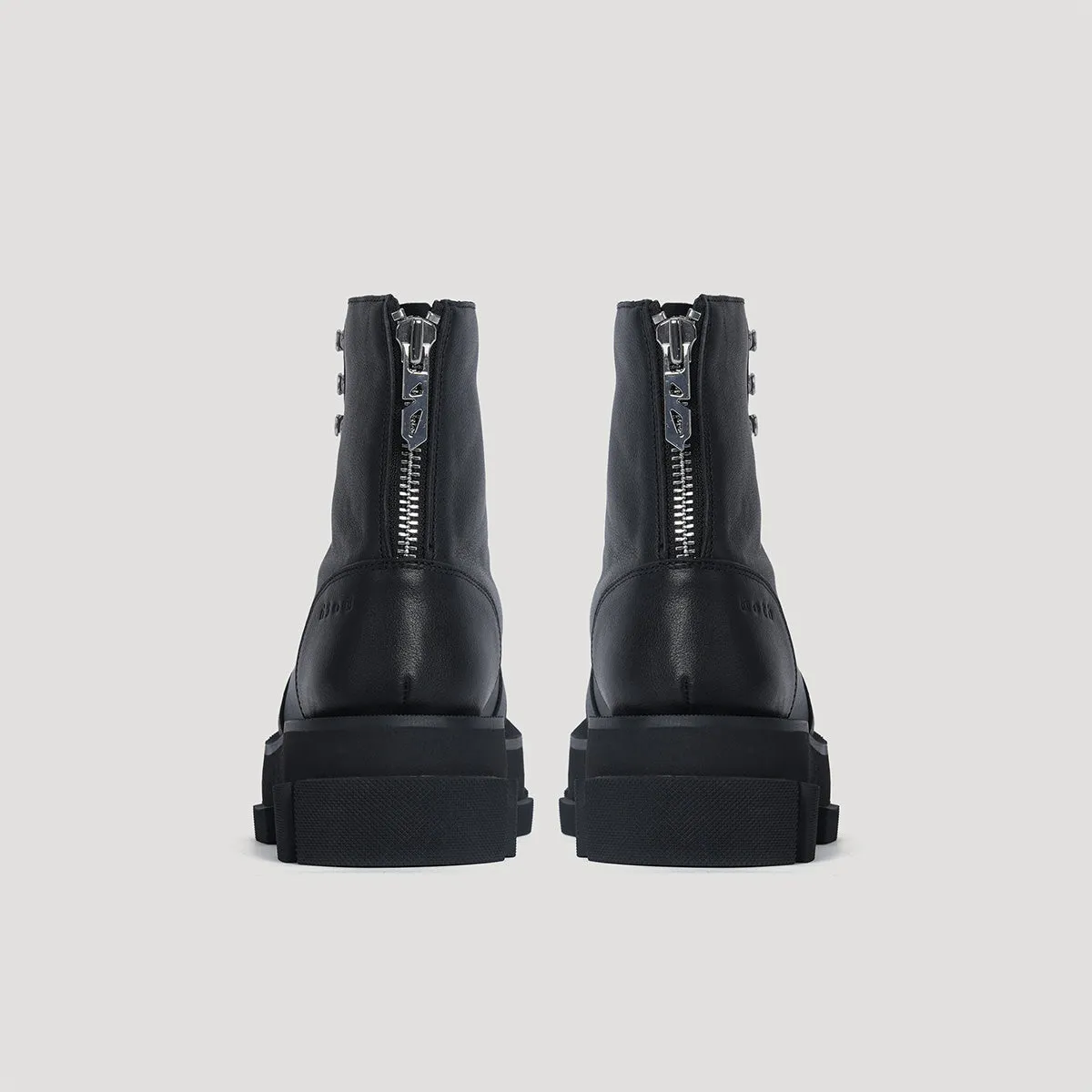 both - GAO PLATFORM ARMY BOOTS-BLACK/BLACK sold by both product image thumbnail 4