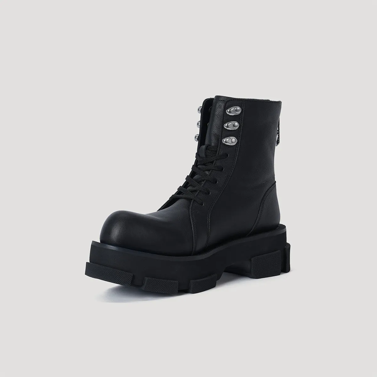 both - GAO PLATFORM ARMY BOOTS-BLACK/BLACK sold by both product image thumbnail 2