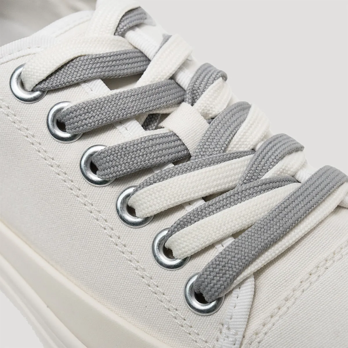 EVA PLATFORM CLASSIC SNEAKER - WHITE/WHITE sold by both product image thumbnail 5