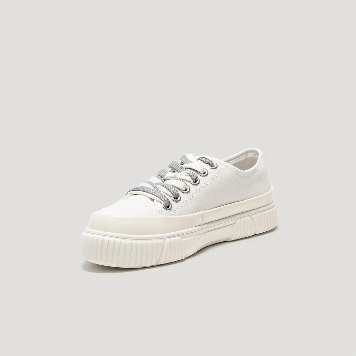 EVA PLATFORM CLASSIC SNEAKER - WHITE/WHITE sold by both product image thumbnail 2