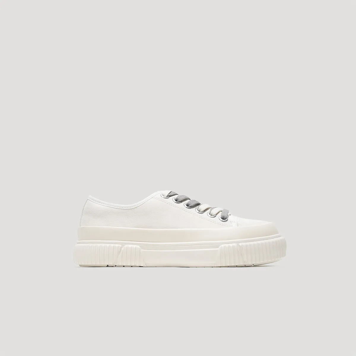 EVA PLATFORM CLASSIC SNEAKER - WHITE/WHITE sold by both
