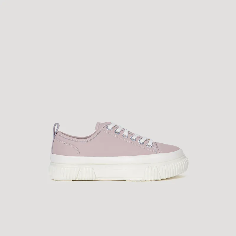 both - EVA PLATFORM SIGNATURE SNEAKER-DUSTY-PINK/BEIGE made by both