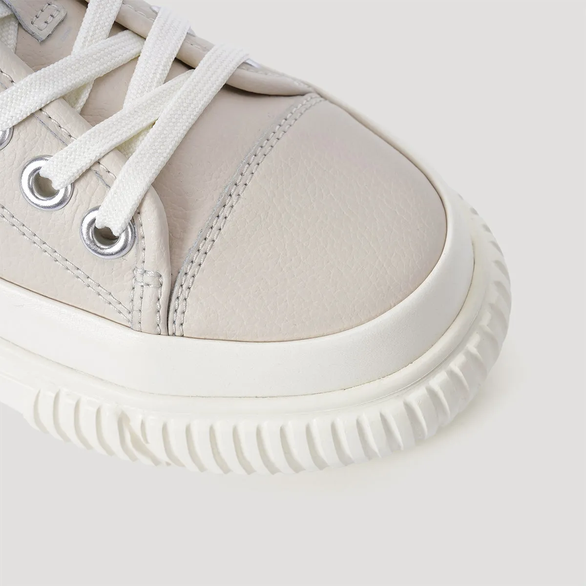 both - EVA PLATFORM SIGNATURE SNEAKER-BEIGE/BEIGE sold by both product image thumbnail 5