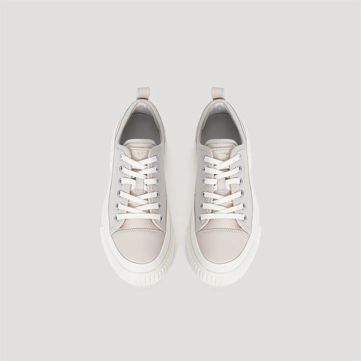 both - EVA PLATFORM SIGNATURE SNEAKER-BEIGE/BEIGE sold by both product image thumbnail 3