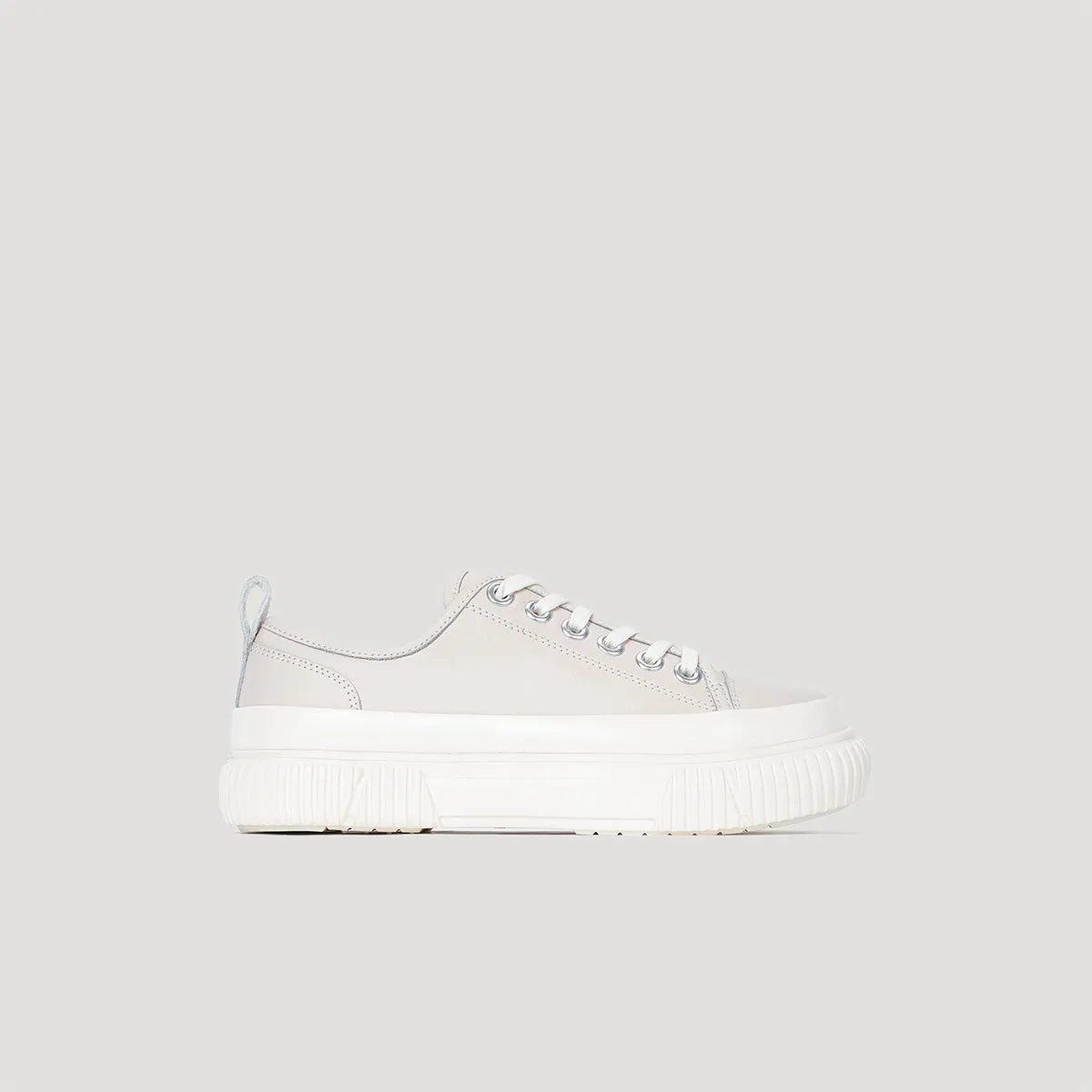 both - EVA PLATFORM SIGNATURE SNEAKER-BEIGE/BEIGE sold by both