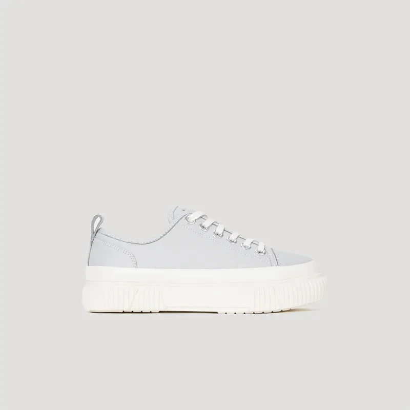 EVA PLATFORM SIGNATURE SNEAKER - LT-GREY/BEIGE made by both