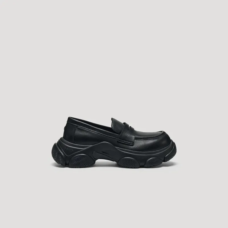 GUM SORTIE LOAFER - BLACK/BLACK made by both
