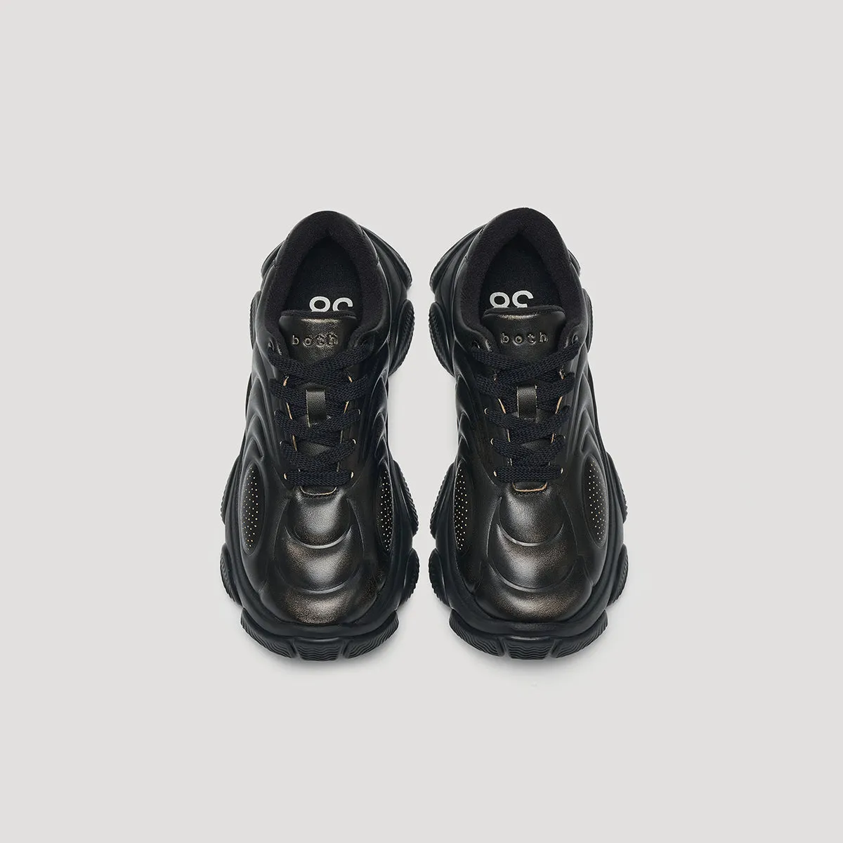 GUM RIPPLE SNEAKER - BLACK/BLACK sold by both product image thumbnail 3