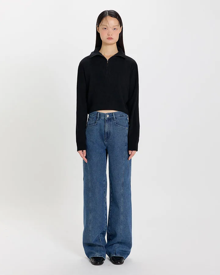 High-neck Cropped Half-Zip sold by PVCS product image thumbnail 2