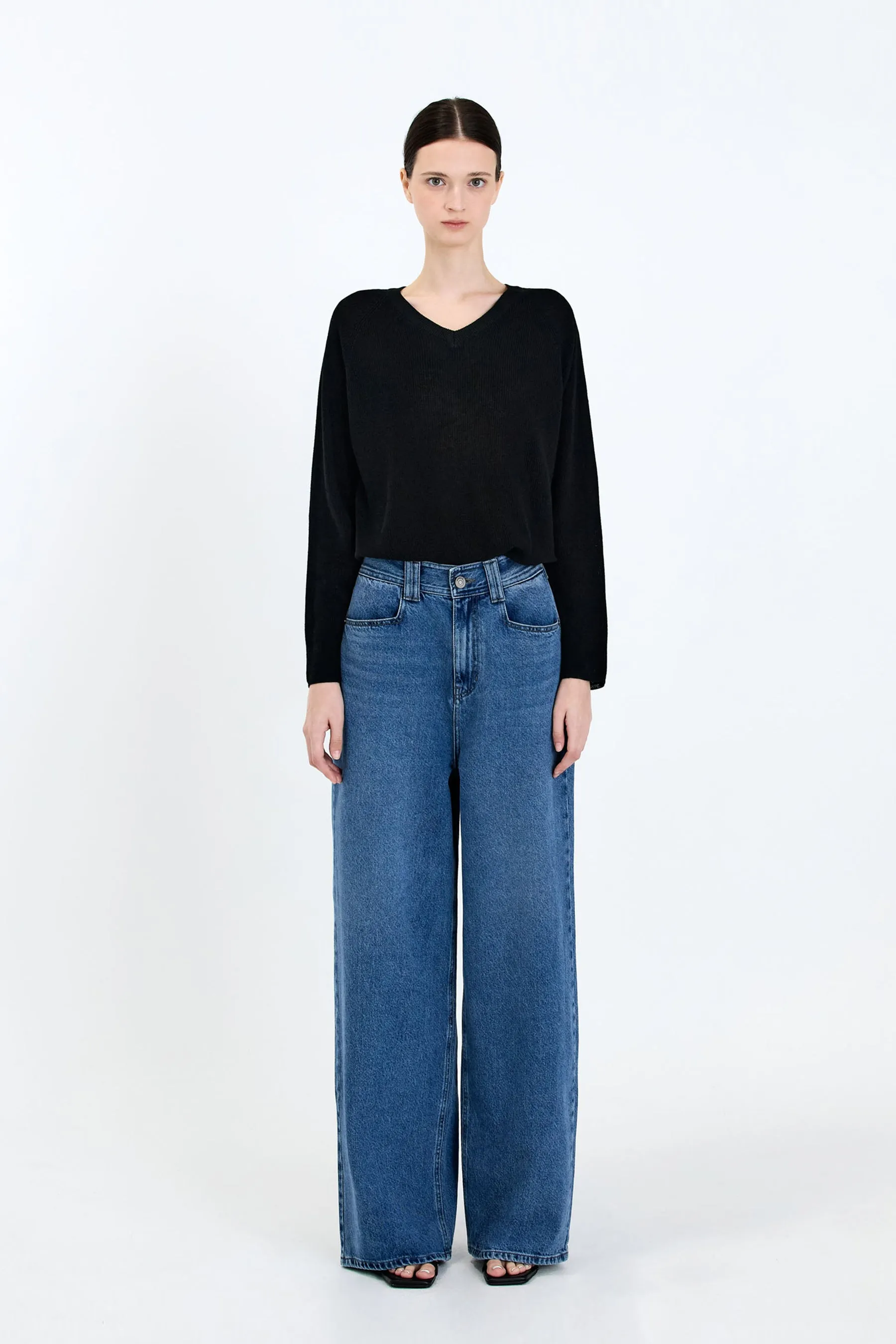 Witty V-Neck Knit Top sold by PVCS product image thumbnail 3