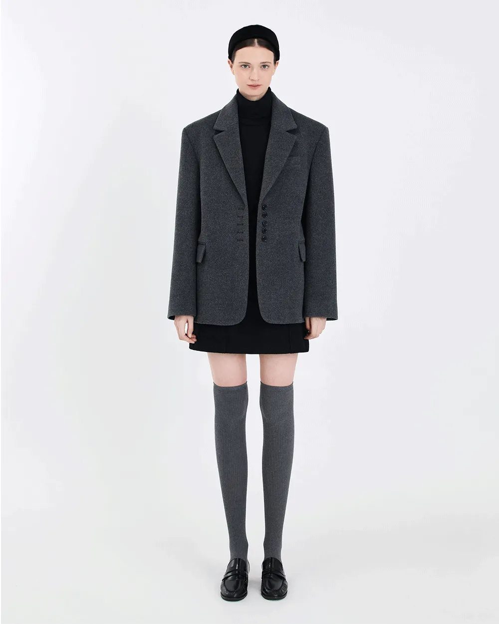 Wool-Blend Buttoned Jacket sold by PVCS product image thumbnail 2