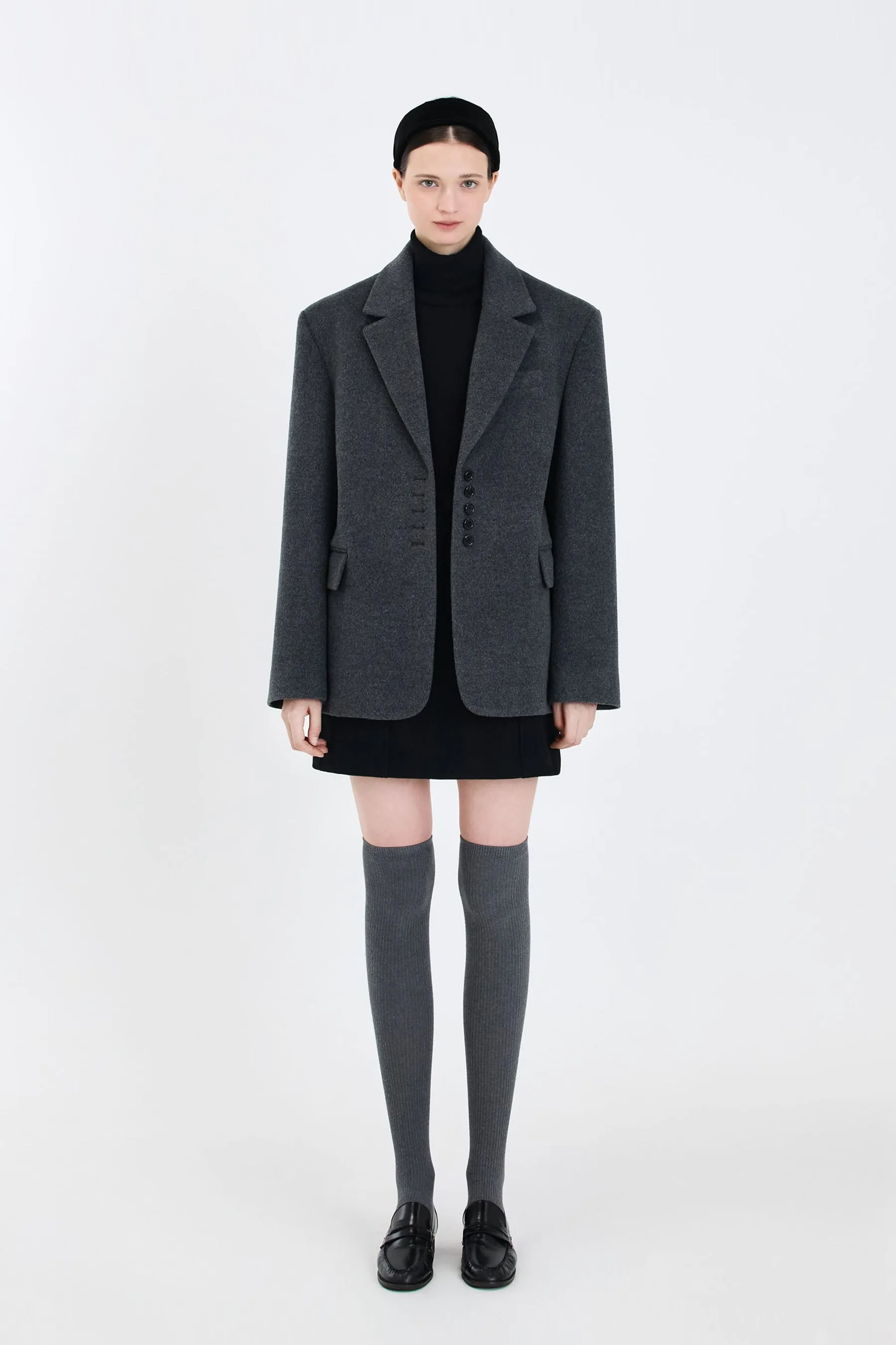Wool-Blend Buttoned Jacket sold by PVCS product image thumbnail 3