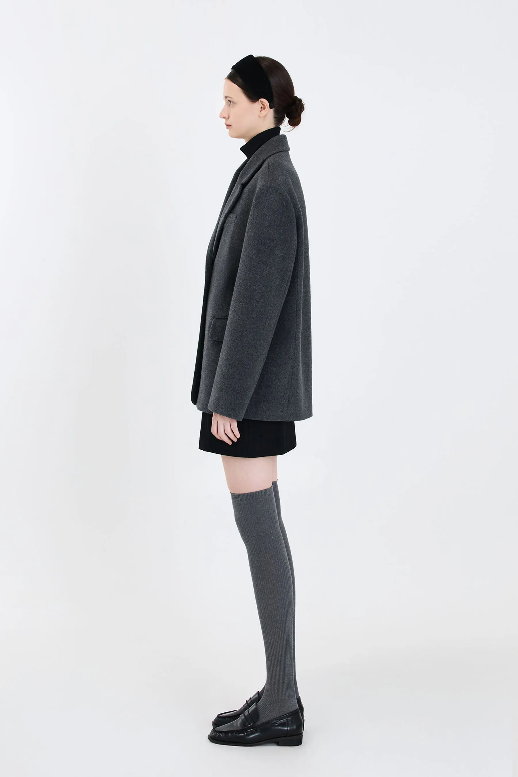 Wool-Blend Buttoned Jacket sold by PVCS product image thumbnail 4