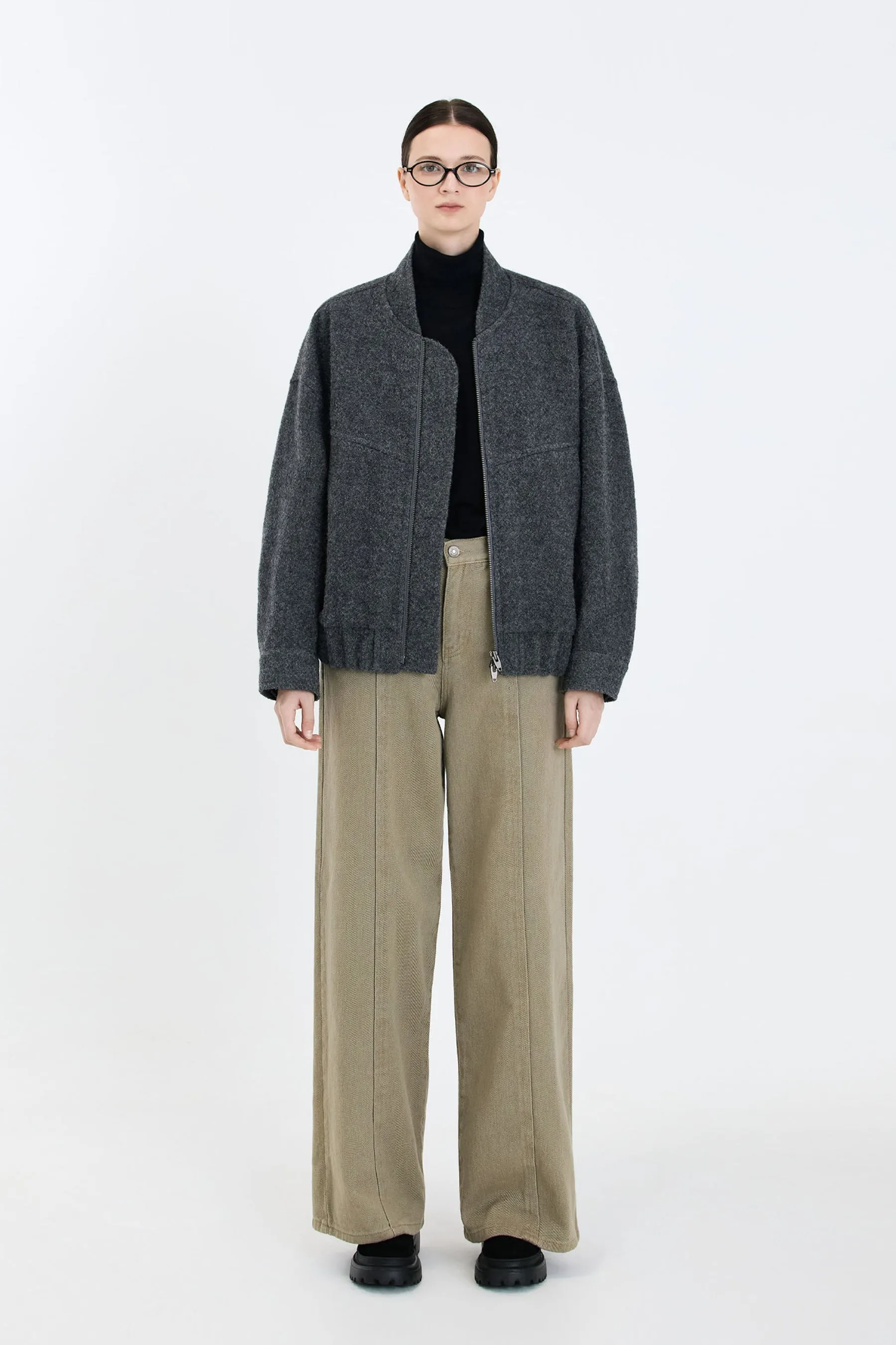 Tweed Bomber Jacket sold by PVCS product image thumbnail 3