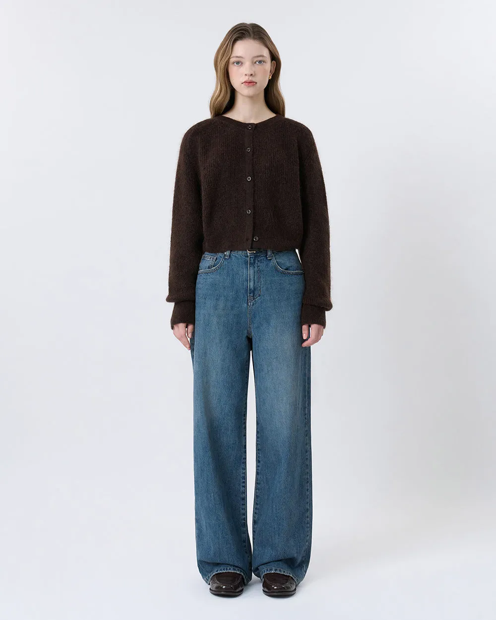 Mohair Raglan Knit Cardigan sold by PVCS product image thumbnail 2