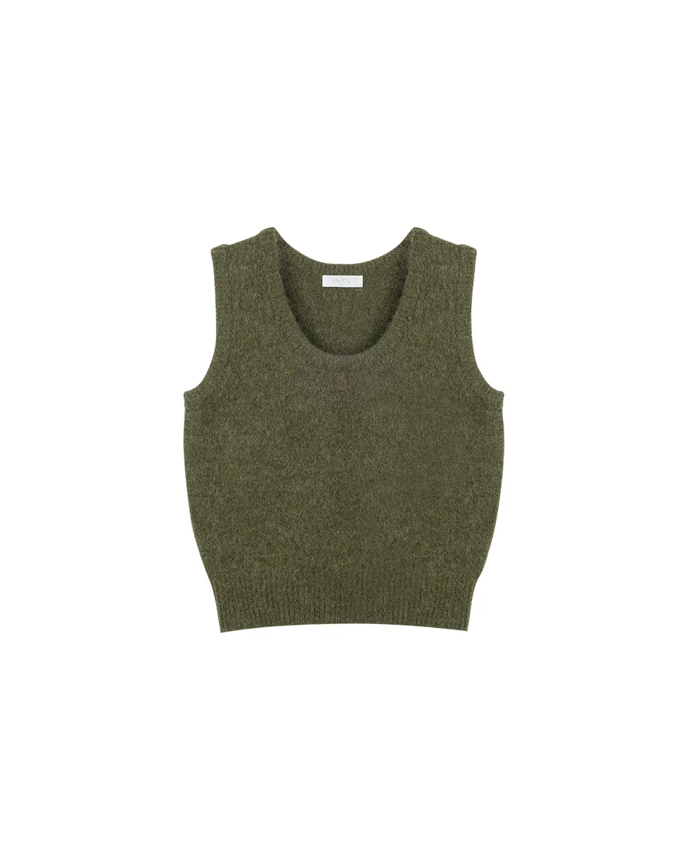 Hairy U-neck Sleeveless Top sold by PVCS