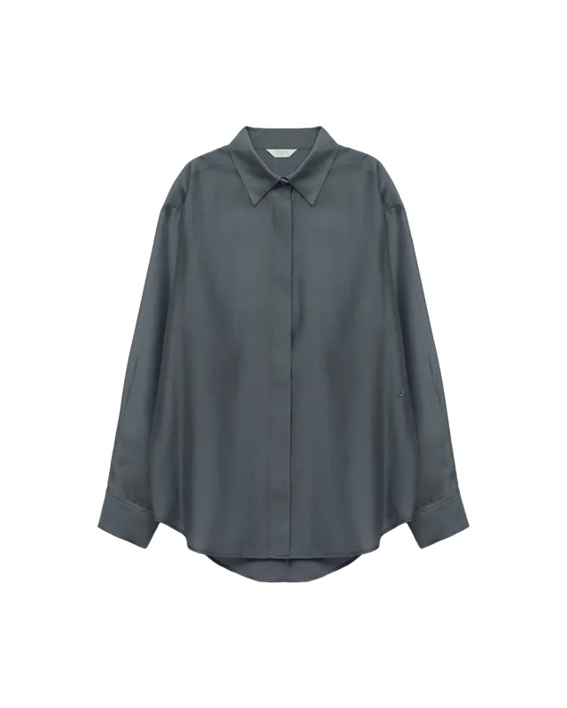 Sheer Button Up Shirt made by PVCS