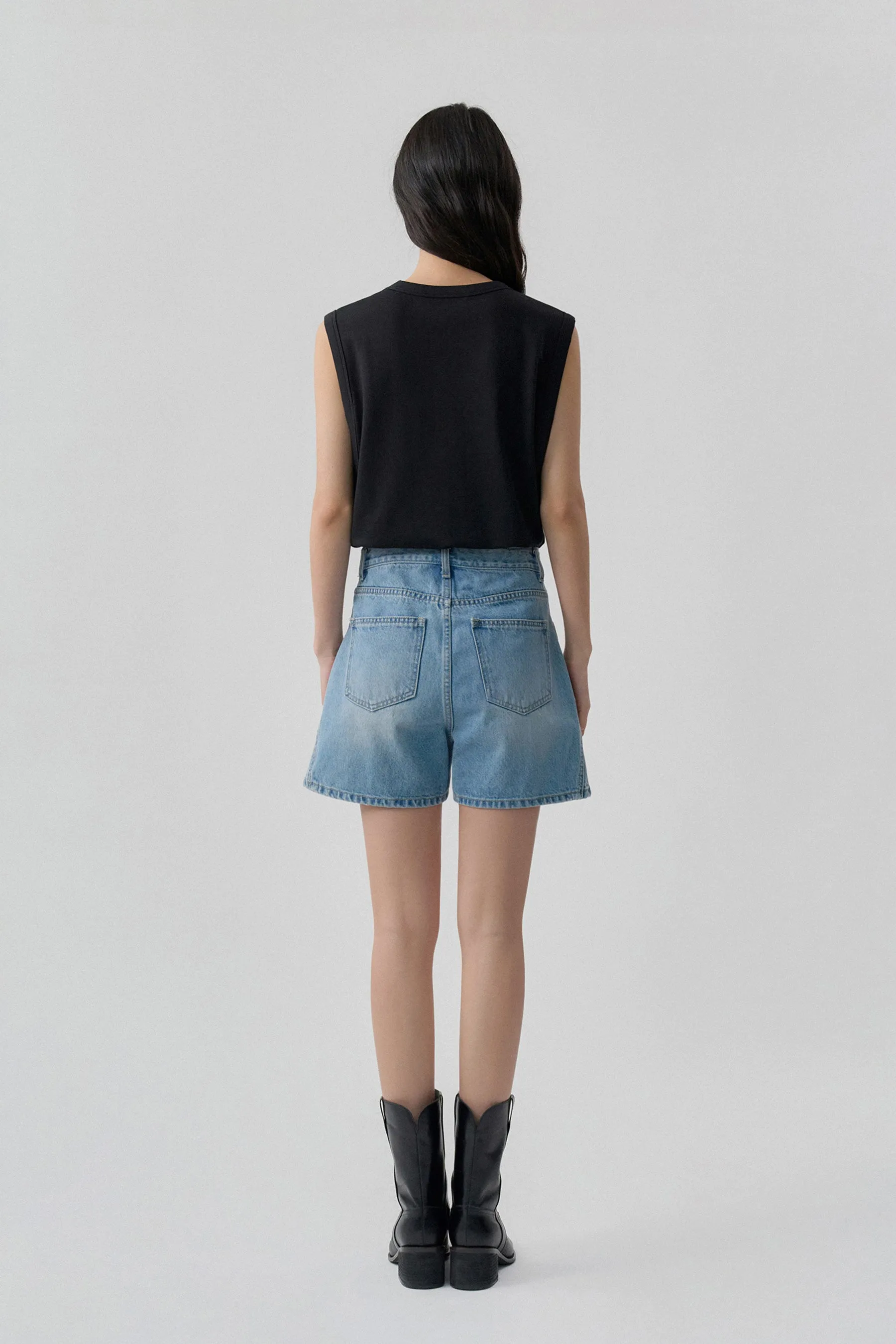Minimal Sleeveless Knit Top sold by PVCS product image thumbnail 5