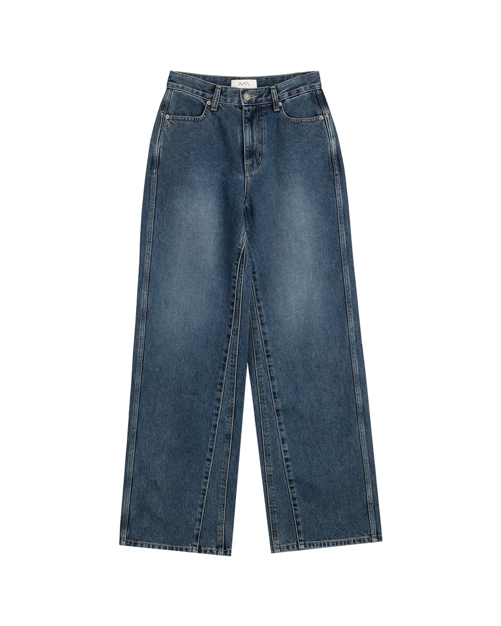 Opening Panel Wide Denim Pants sold by PVCS