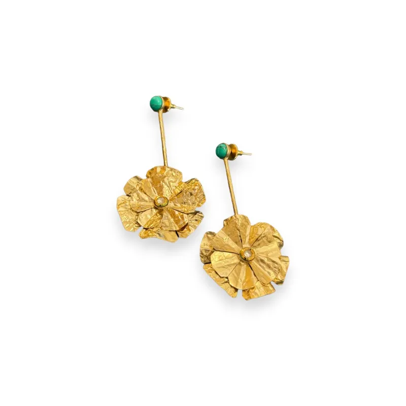 Fleur Earrings made by Veronica Tharmalingam