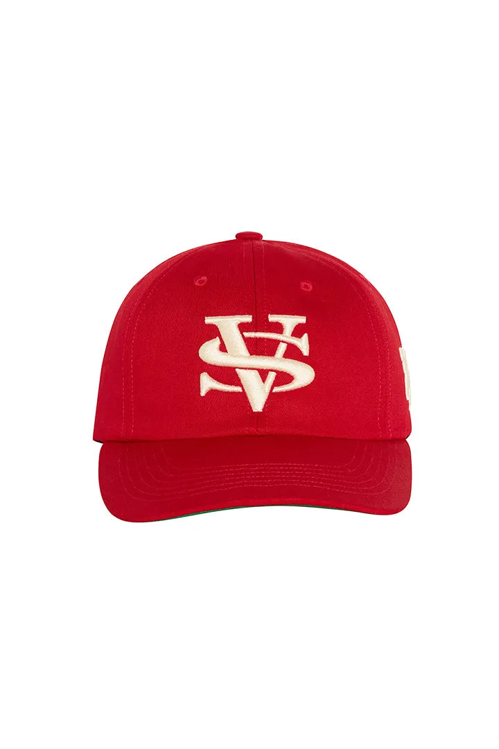 VS BASEBALL HAT - RED sold by Vintage Souls