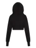 Juicy Crop Zip Hoodie / Black sold by Vintage Souls