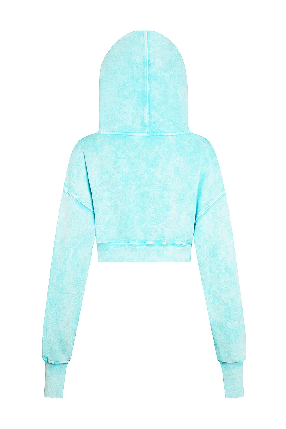 Juicy Crop Zip Hoodie / Aqua sold by Vintage Souls product image thumbnail 5