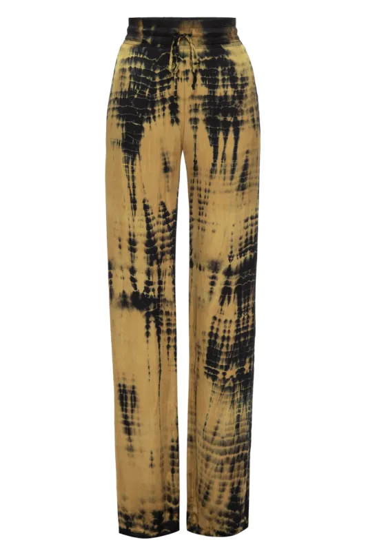 Monaco Pant - Shibori Gold sold by Vintage Souls