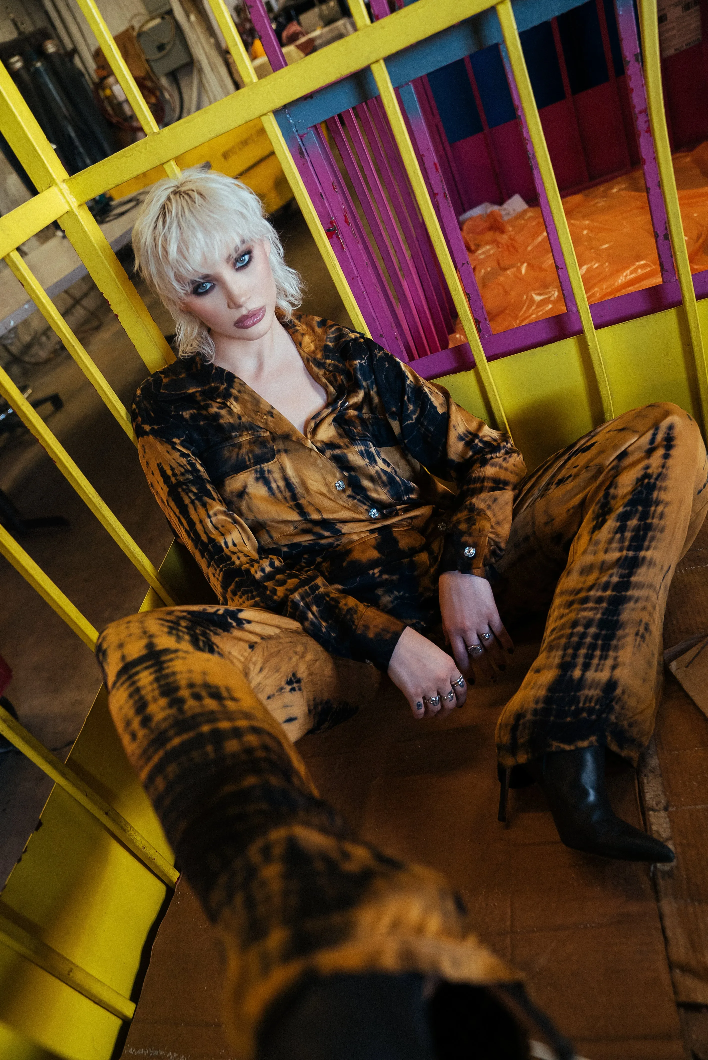 Monaco Blouse - Shibori Gold sold by Vintage Souls product image thumbnail 4