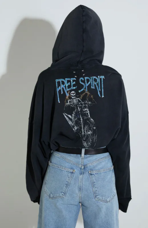Free Spirit Flash Dance Hoodie made by Vintage Souls