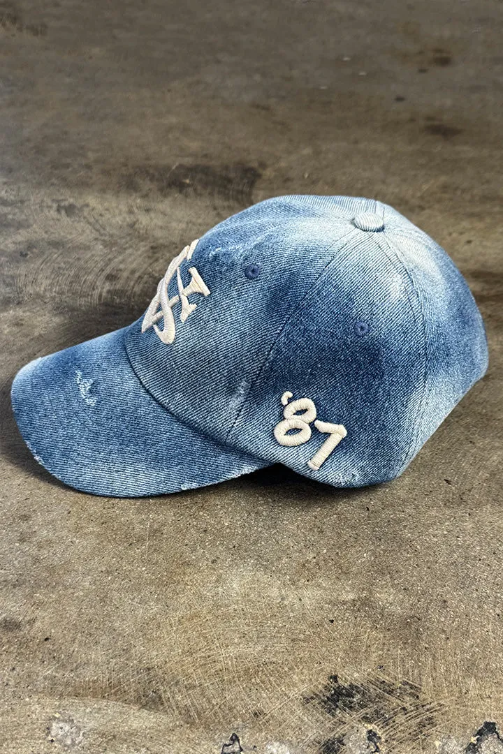 VS BASEBALL HAT - DISTRESS DENIM sold by Vintage Souls product image thumbnail 2