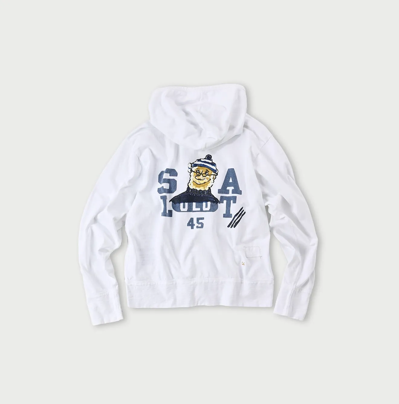 Hayama Dekoboko Tenjiku OLD SALT Hoodie sold by 45r product image thumbnail 2