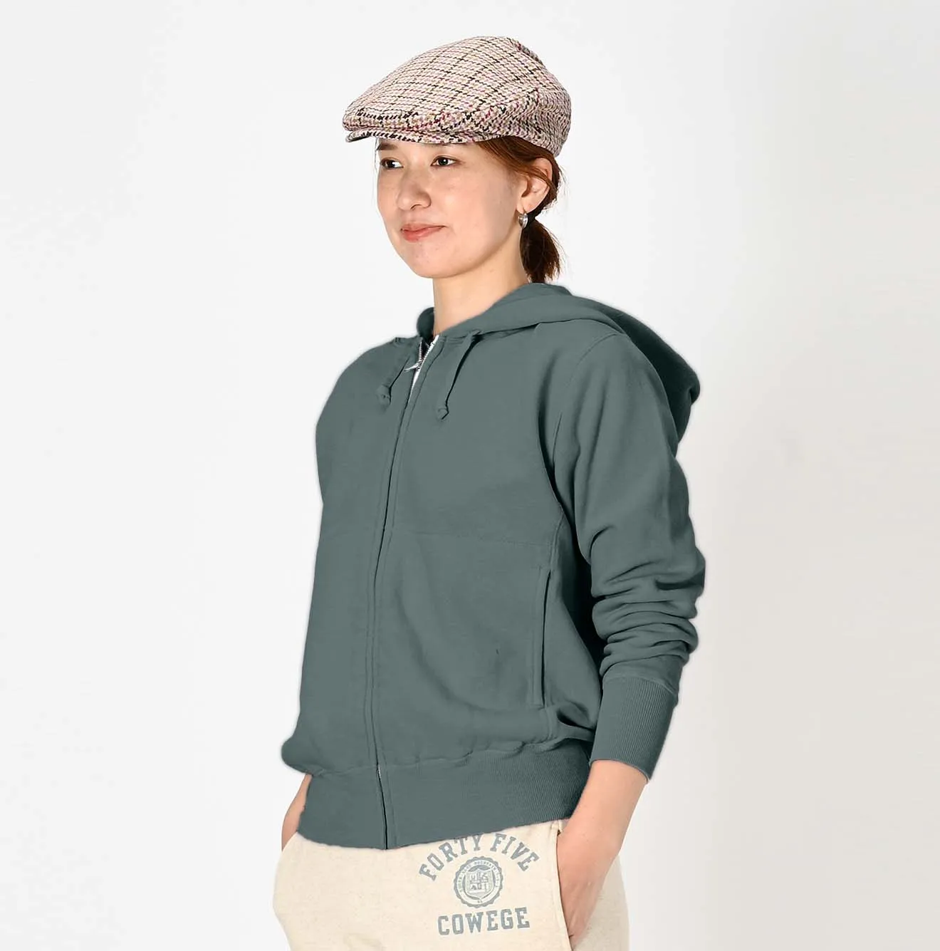 Cotton Fleece Zip Hoodie sold by 45r product image thumbnail 5