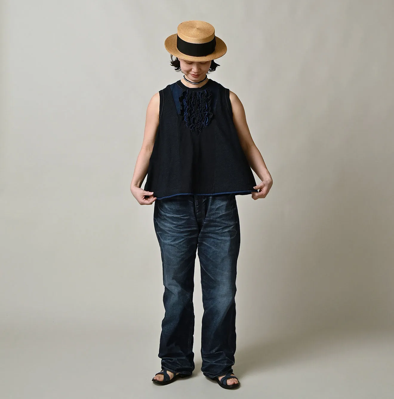 Indigo Iroiro Frilled Camisole sold by 45r product image thumbnail 2