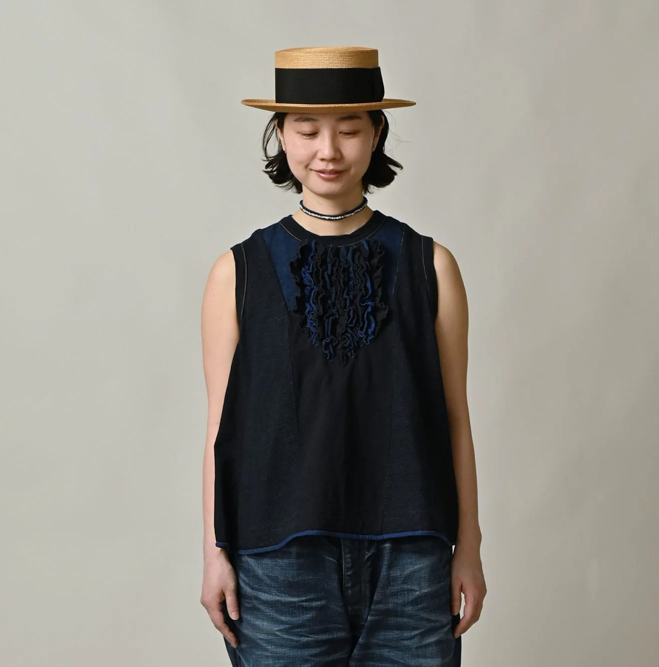 Indigo Iroiro Frilled Camisole sold by 45r product image thumbnail 3