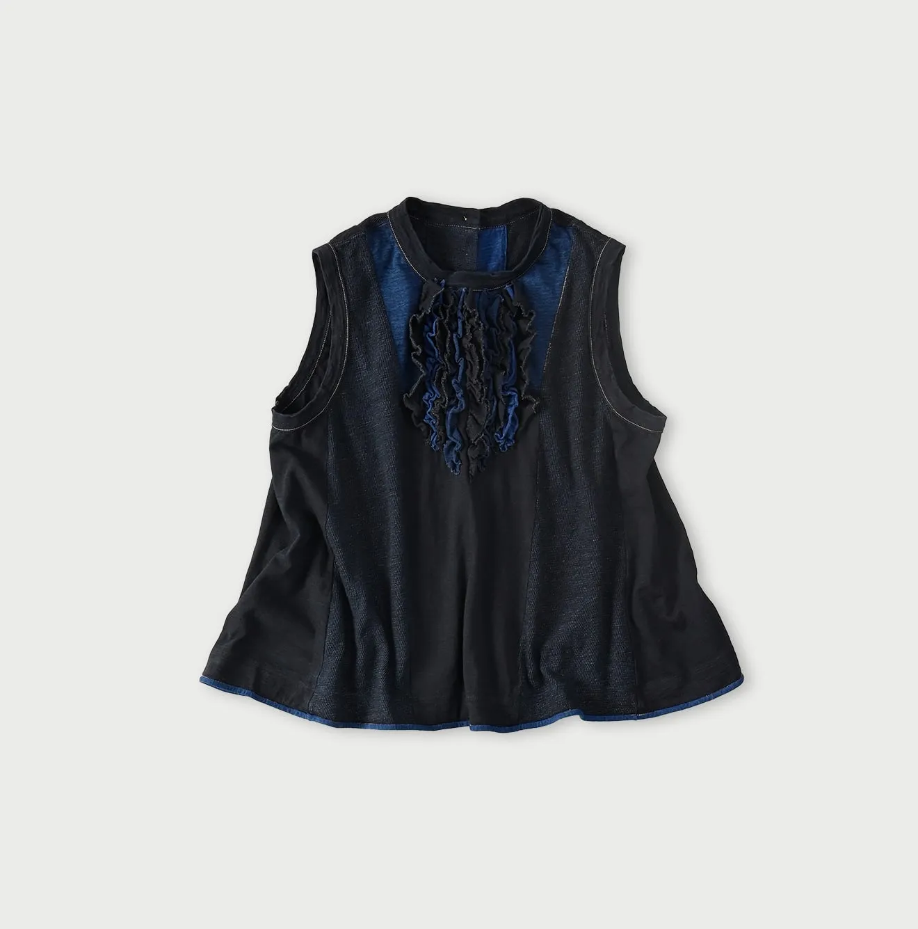 Indigo Iroiro Frilled Camisole sold by 45r