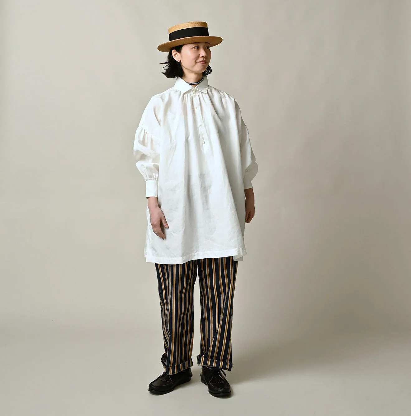 60 Linen Smock Shirt sold by 45r product image thumbnail 2