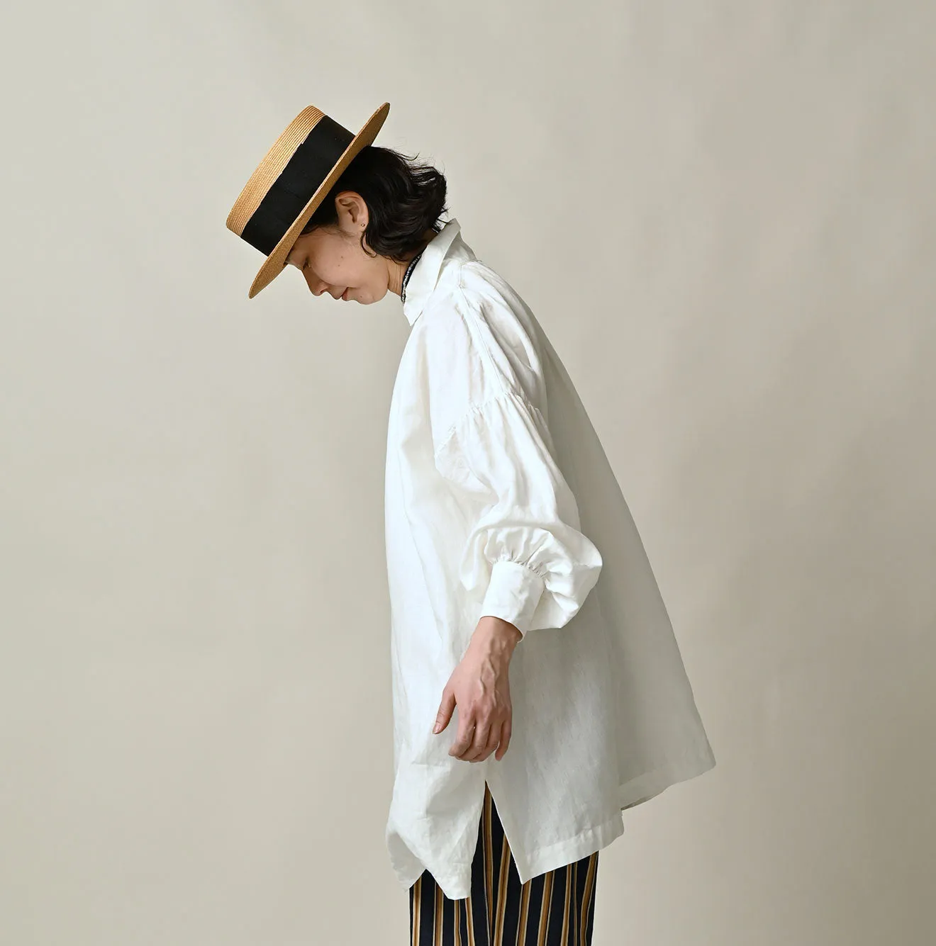 60 Linen Smock Shirt sold by 45r product image thumbnail 4