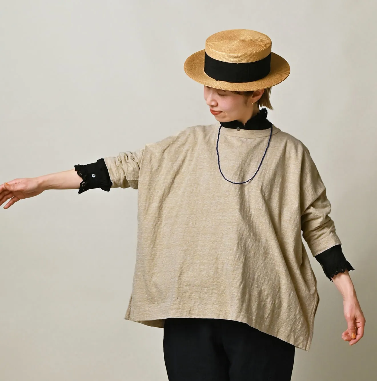 Big Slit T-shirt (Top-dyed) sold by 45r product image thumbnail 3