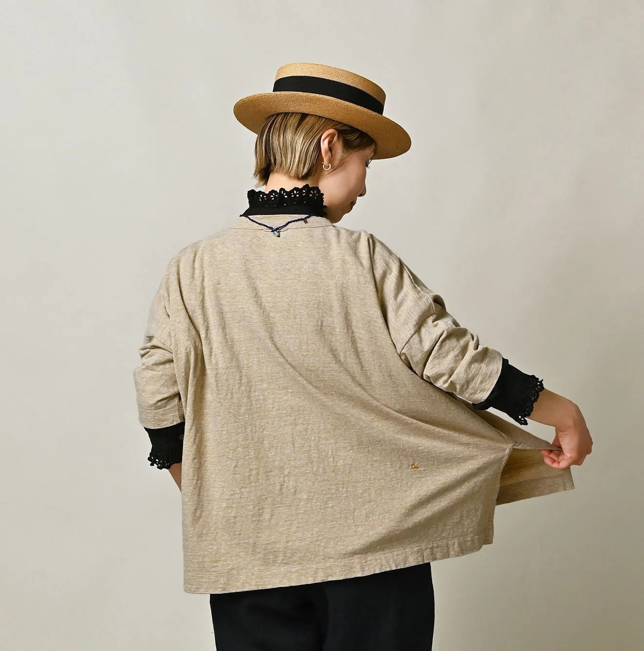 Big Slit T-shirt (Top-dyed) sold by 45r product image thumbnail 5