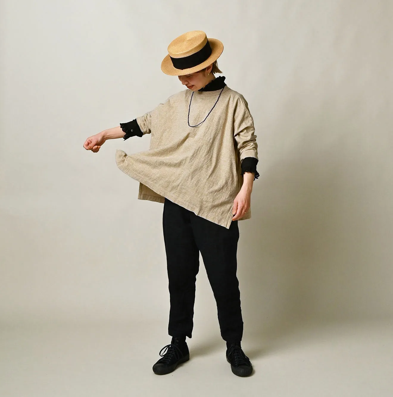 Big Slit T-shirt (Top-dyed) sold by 45r product image thumbnail 2