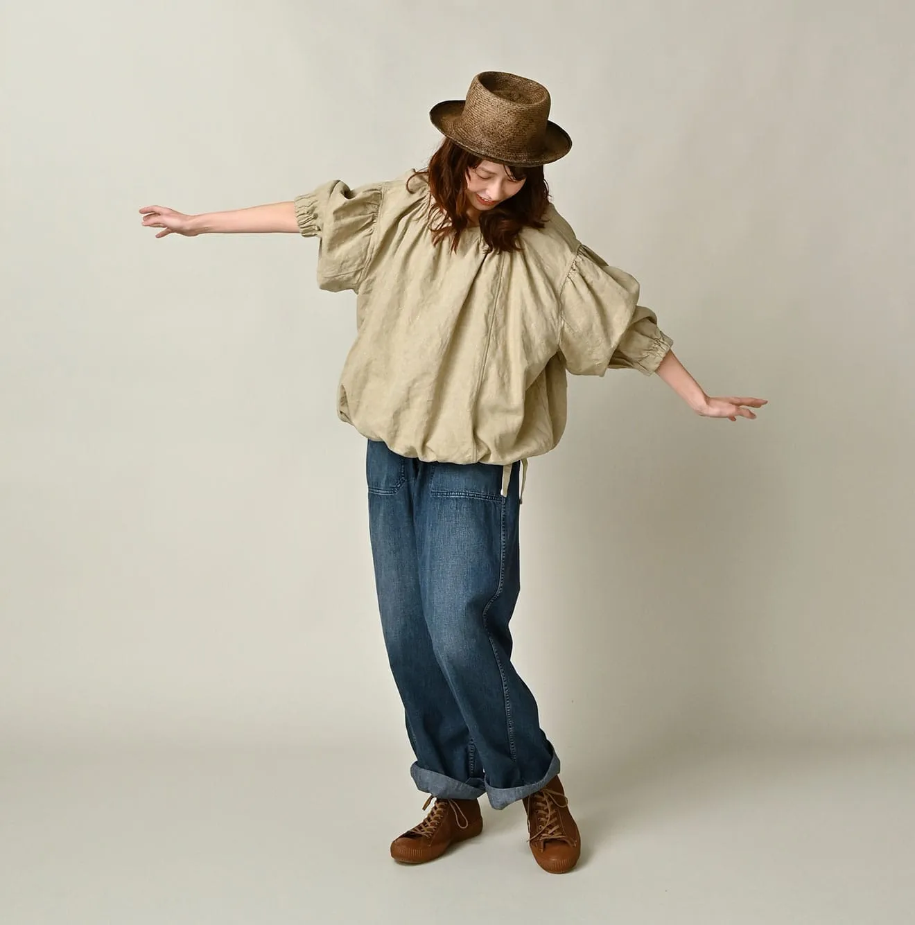 Linen Sack Blouse sold by 45r product image thumbnail 2