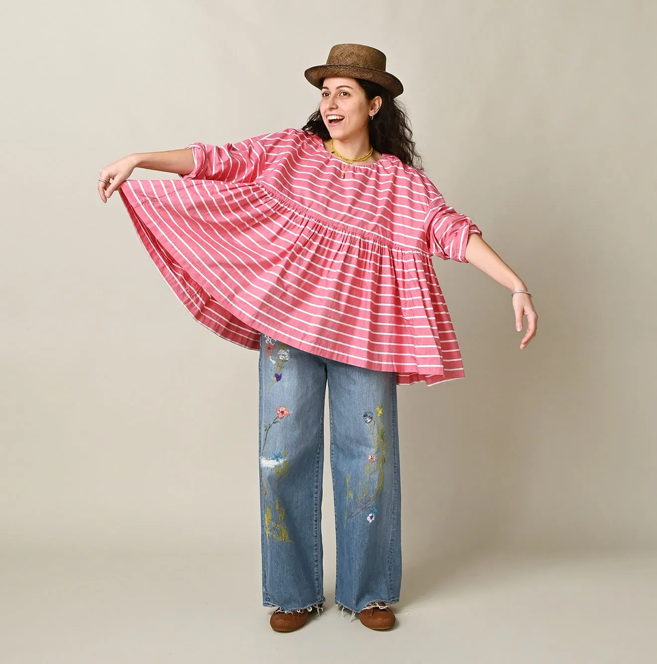 ONEONE Treasure Gathered Blouse sold by 45r product image thumbnail 4