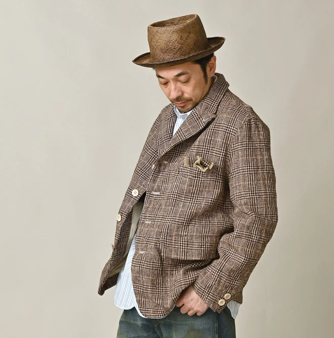 Cotton Linen Tweed 908 Jacket sold by 45r product image thumbnail 4