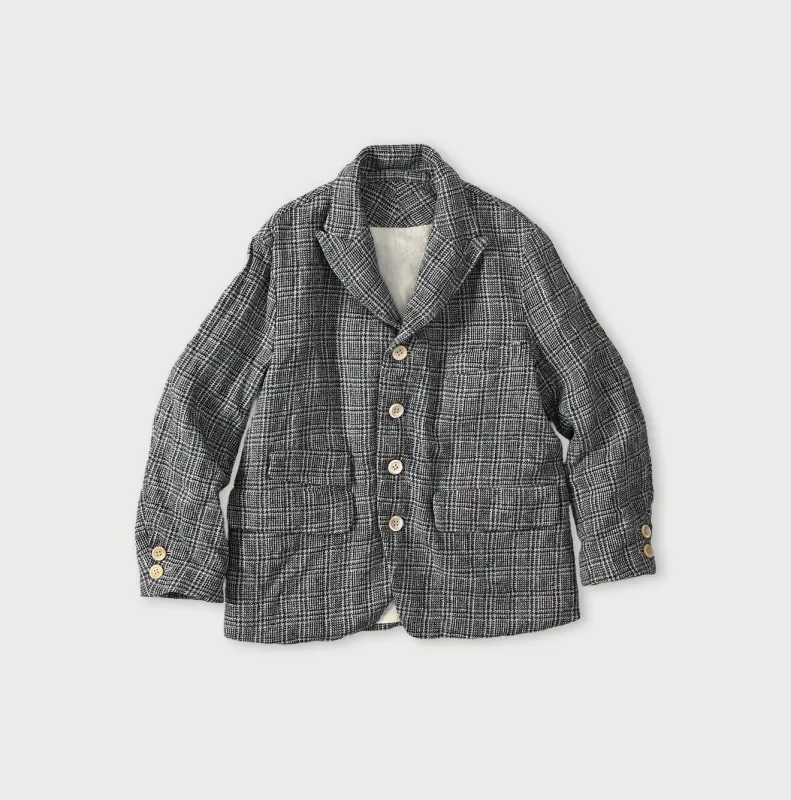 Cotton Linen Tweed 908 Jacket made by 45r