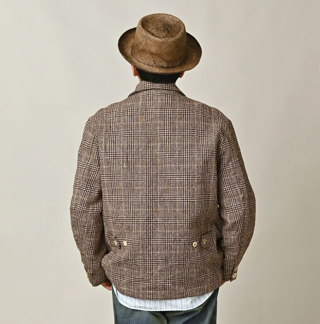 Cotton Linen Tweed 908 Jacket sold by 45r product image thumbnail 5