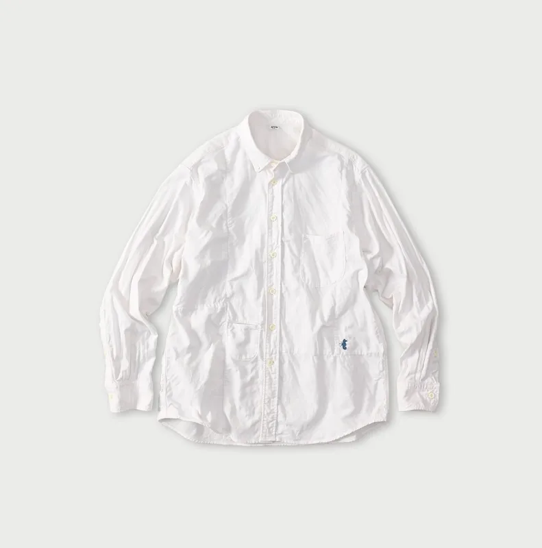 Supima Oxford 908 Ocean Sail Shirt made by 45r