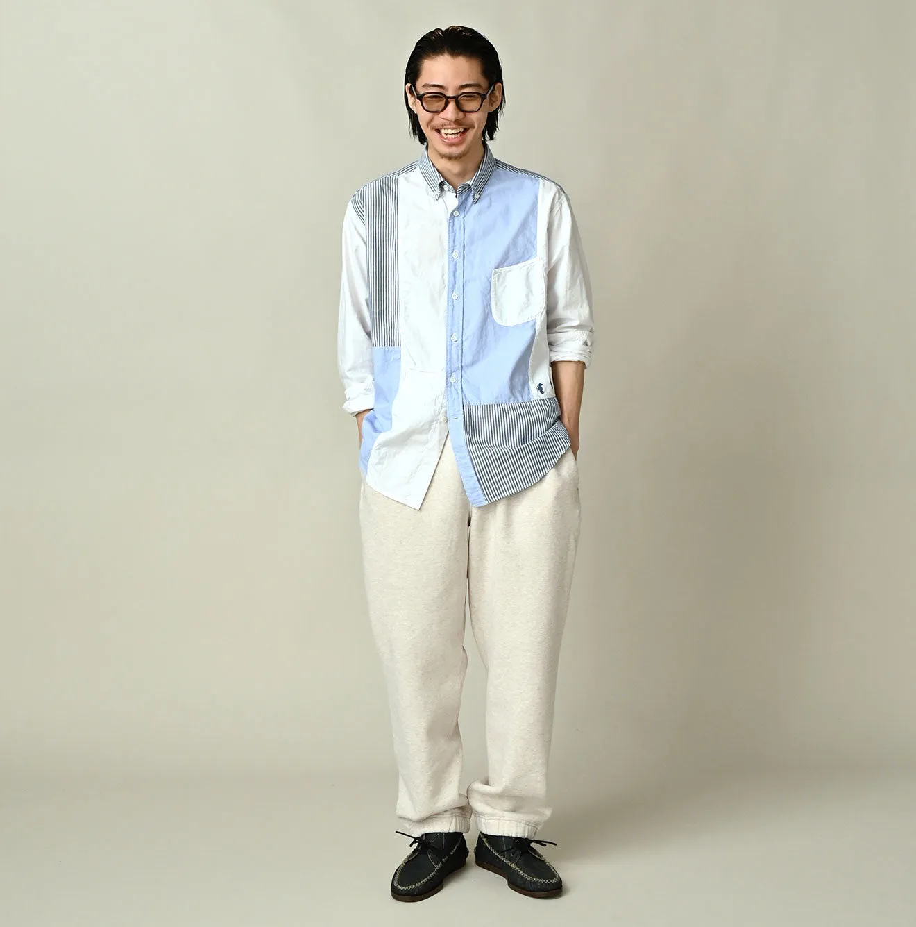 Supima Oxford 908 Happy Ocean Sail Shirt sold by 45r product image thumbnail 2